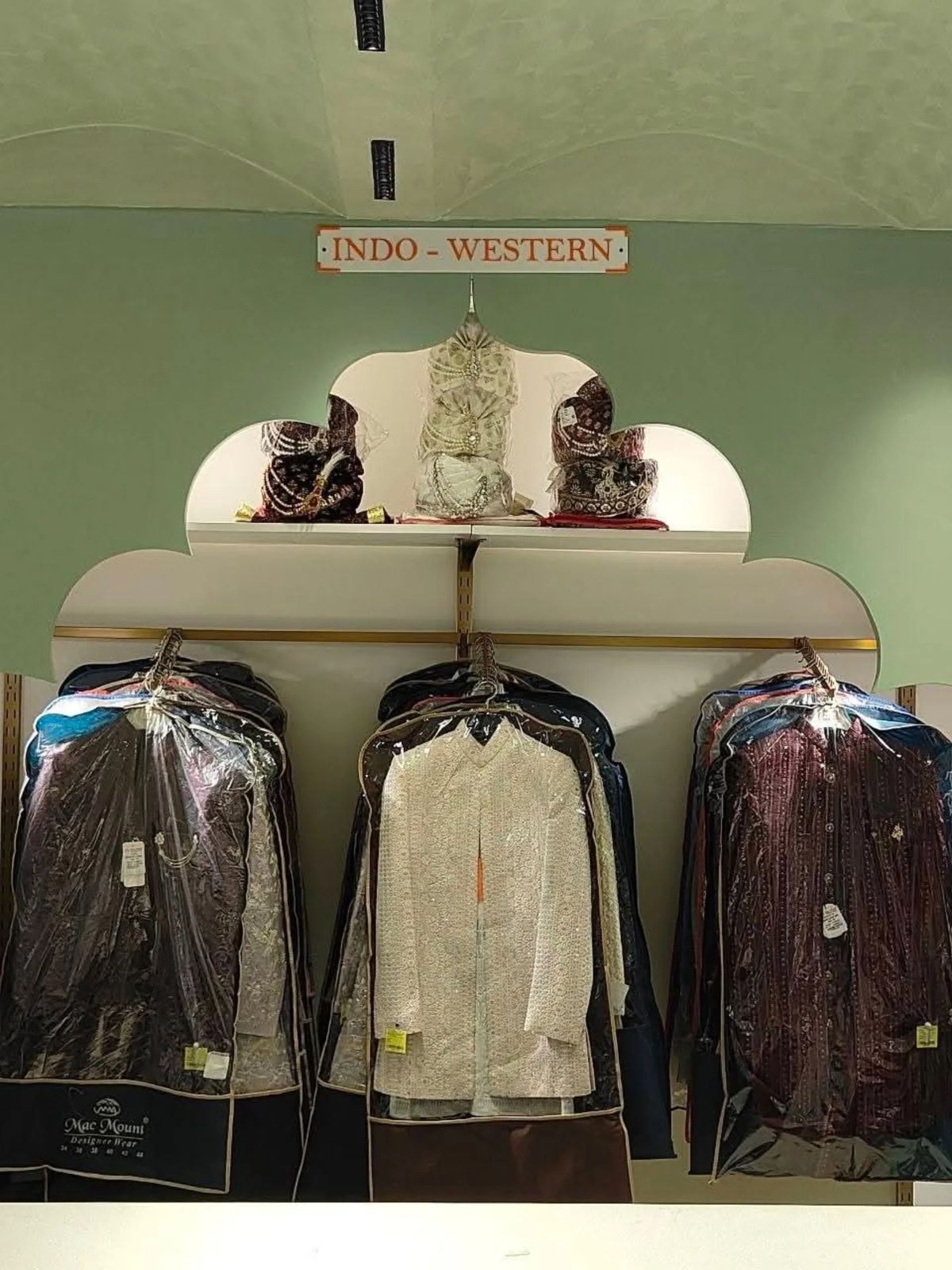 Indo-western ethnic wear display